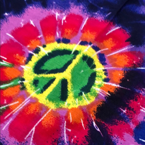 Bandana peace sign hair or face bandana boho - Picture 5 of 7